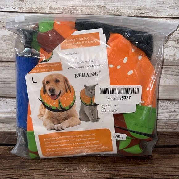 Dog Hamburger Recovery Collar-NEW - Picture 2 of 4